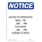 Signmission OSHA Notice, 7" Height, Fri Sign, 7" X 5", Portrait OS-NS-D-57-V-13542 - alternate 1